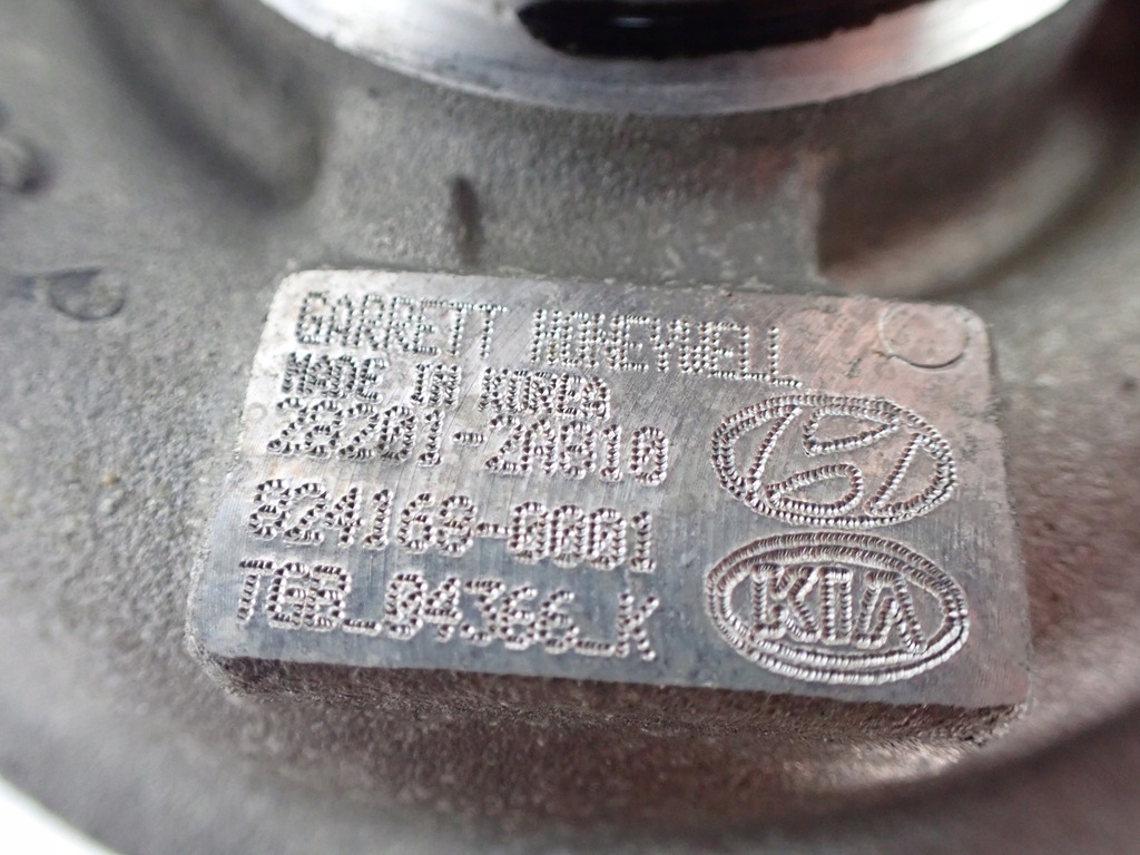 фото №10, Турбонагнетатель kia optima iv 1,7 crdi 282012a810