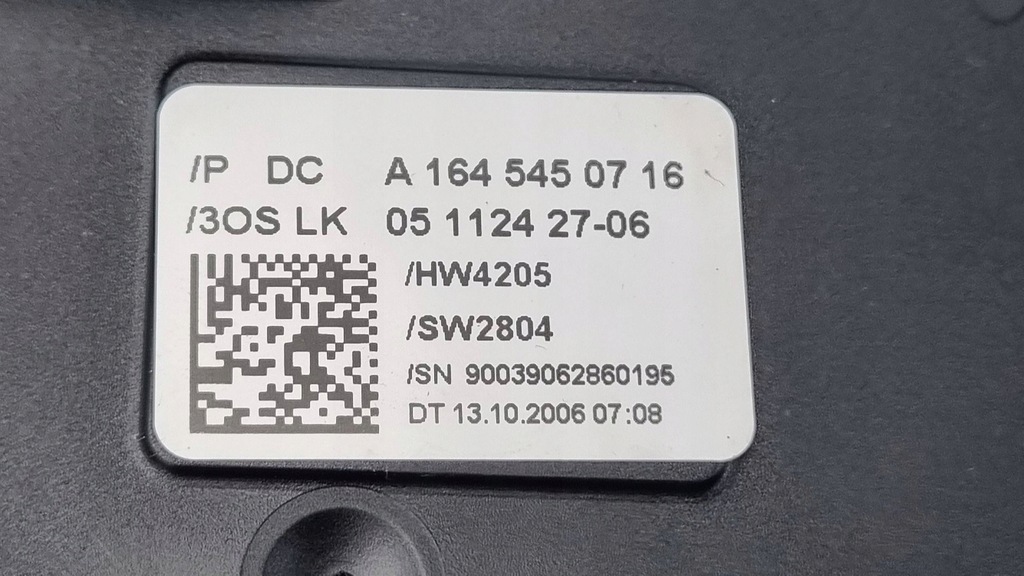 фото №8, Mercedes-benz r w251 w164 ml датчик kąta повороту перемикачі комплект