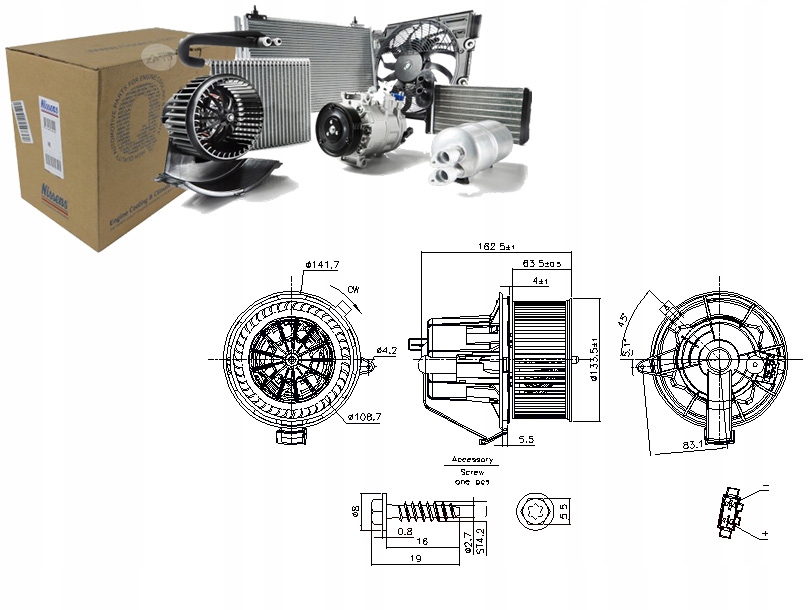 фото №1, Вентилятор вентилятор ds ds 3 citroen c3 ii c4 cactus ds3 1.0-1.6d