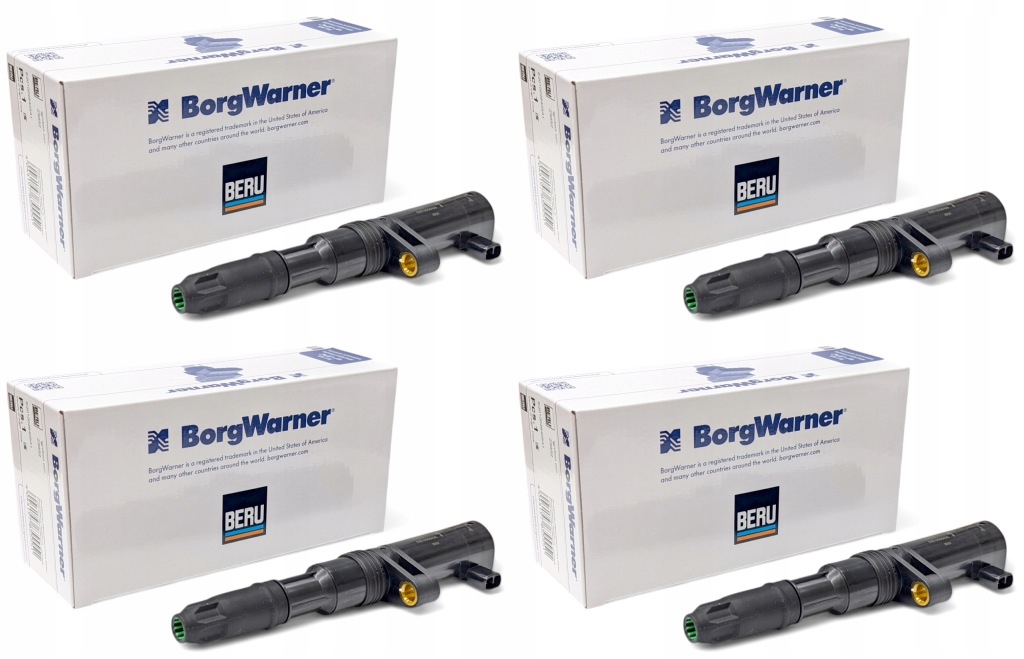 фото №1, 4x nowa катушка зажигания beru zs552 clio laguna duster sandero logan