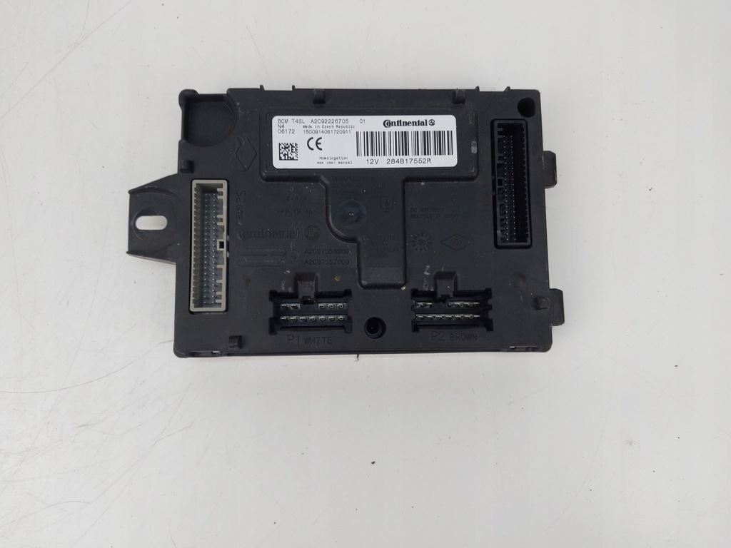 фото №1, Модуль bcm 284b17552r renault clio iv 1.2 16v