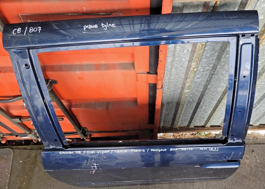 фото №6, Дверь правое задняя задние citroen c8 / peugeot 807 / fiat ulysse 2002-2014