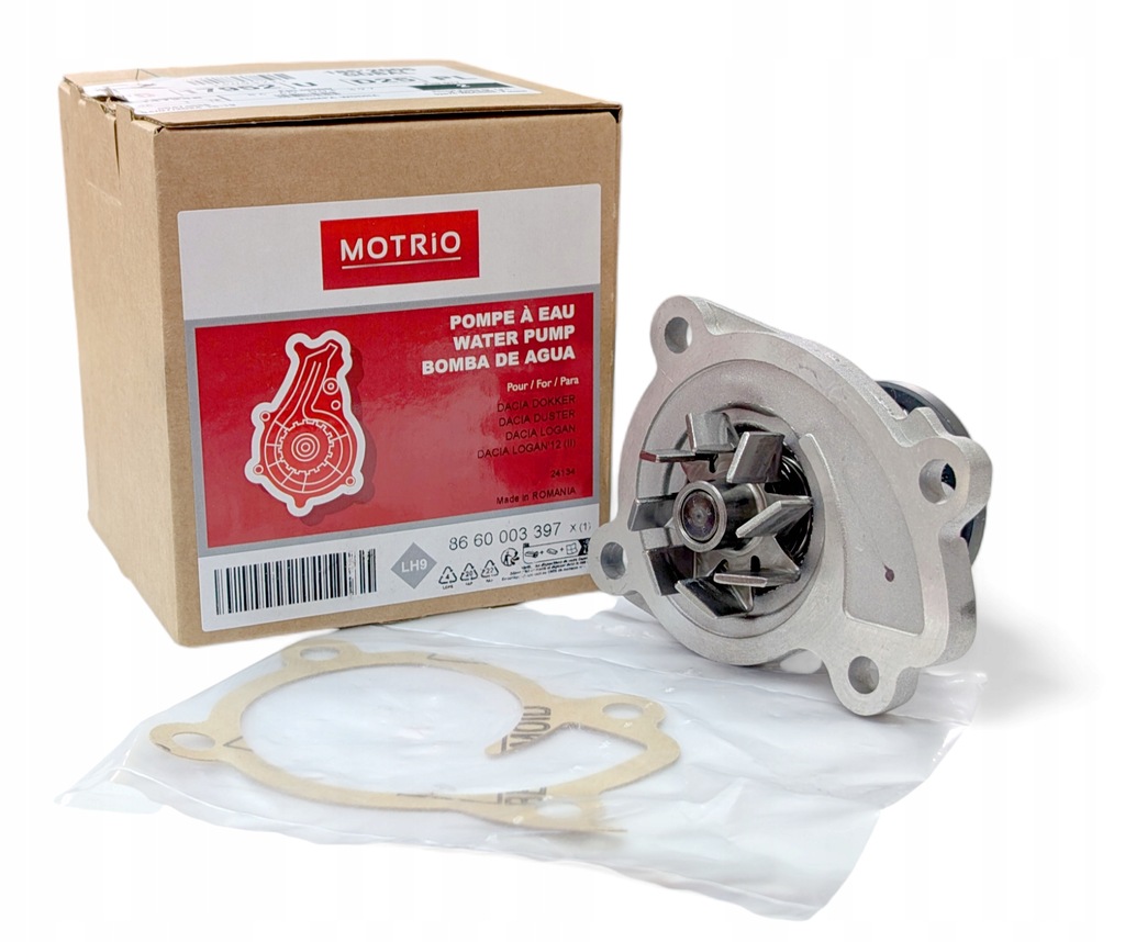 фото №1, Oryg насос wody renault 1.2 0.9 tce megane iv clio kangoo sandero dokker