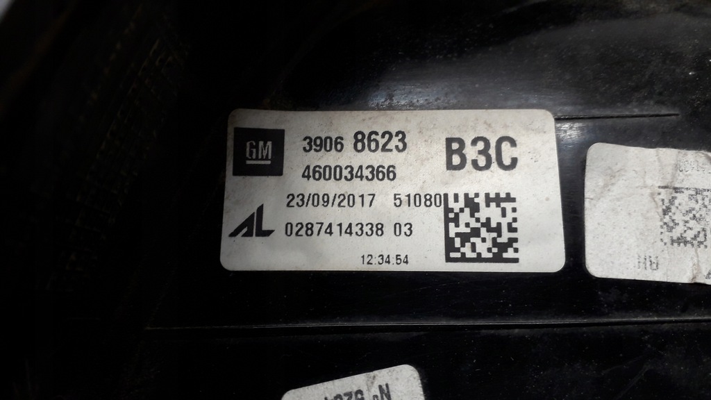 фото №11, Opel corsa e 14- лампа правая задняя 39068623