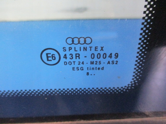 фото №2, Audi a3 8l 3d стекло кузовная правый задняя оригинал
