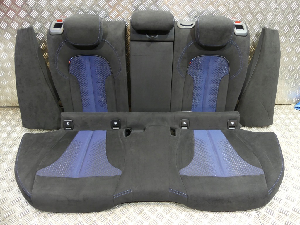 фото №11, Bmw 1 f40 оббивка сидіння підігрів заднє сидіння обшивки тунель alcantara trigon