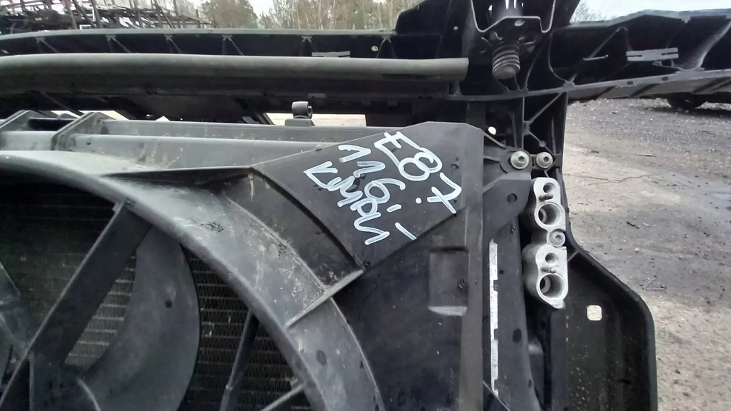 фото №13, Bmw 1 e81 e87 pas передній радіатор вентилятор 2.0 i n43b20a 170 tys km