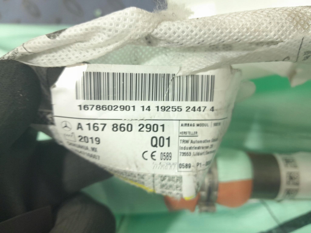 фото №13, Mercedes gle w167 панель приладів приладова консоль подушки безпеки подушка безпеки eu