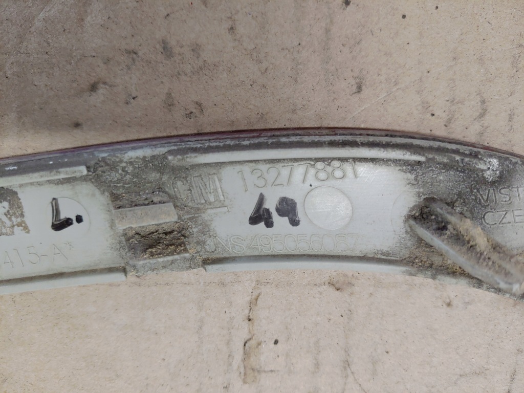 фото №6, Відбивач лівий бампер задня opel insignia a kombi