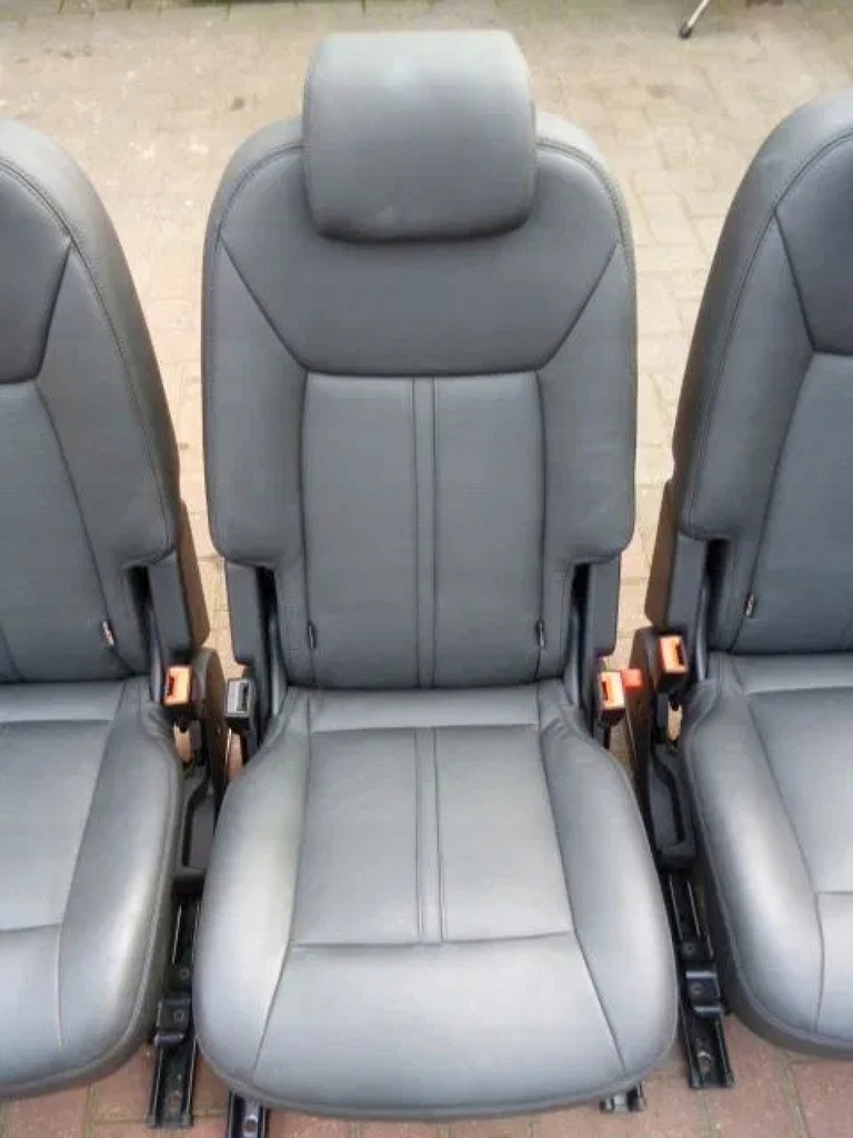 фото №8, Ładne сиденья задняя 2 ряд кожа czarna нитка s-max mk1 galaxy mk3 lift 2013 r