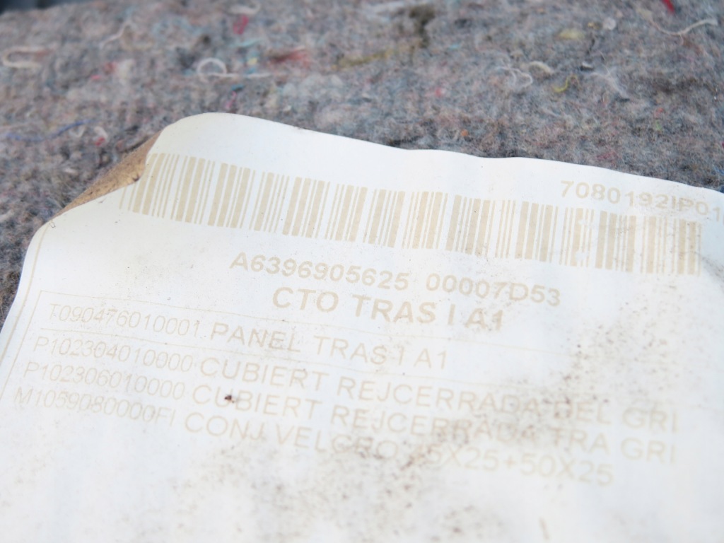 фото №8, Обшивка багажника лівий mercedes vito w639