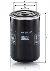 фото №2, Фільтр пального scania mann-filter