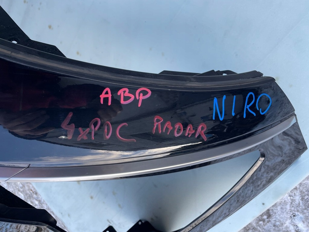 фото №8, Kia niro ii hybrid plug-in бампер перед 4xpdc колір abp радар