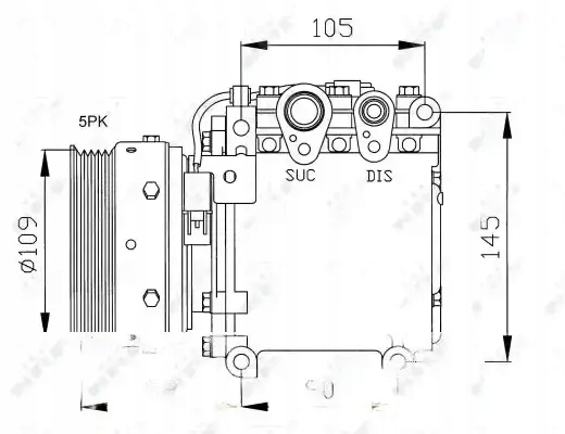 Купити Компресор компресор кондиціонера 32049 nrf