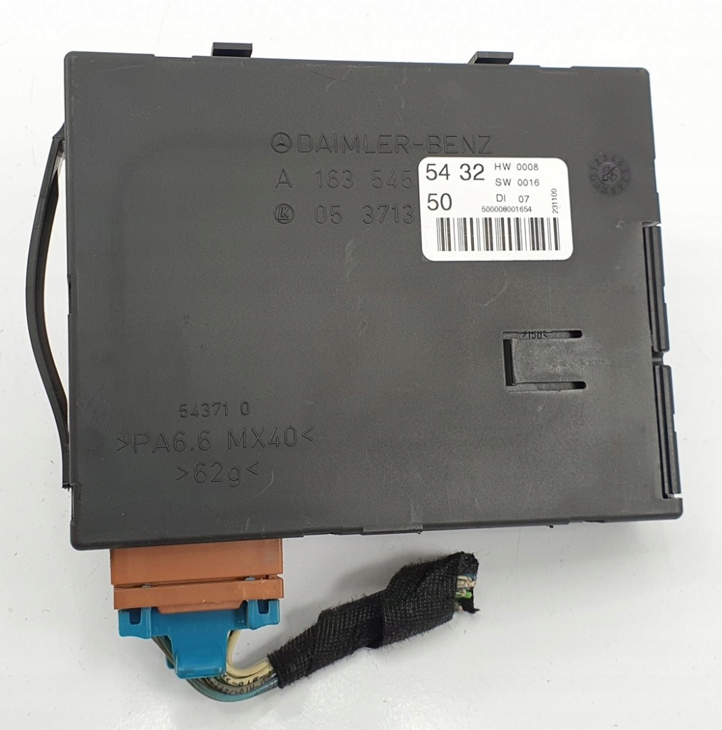 фото №1, Модуль блок керування mercedes ml w163 a1635455432