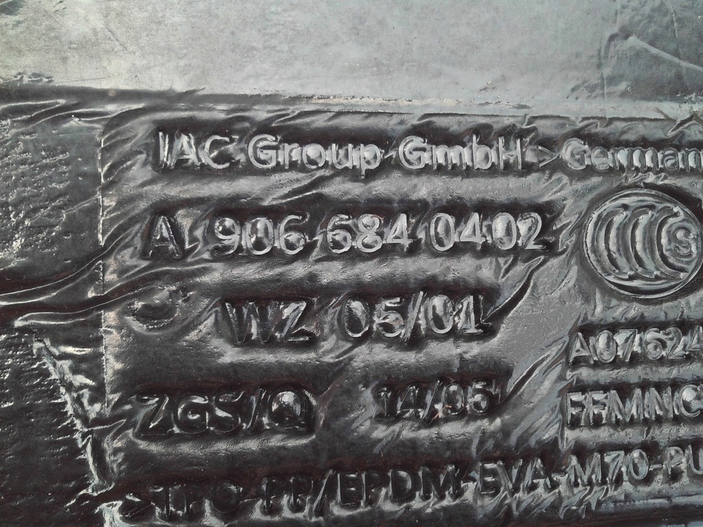 фото №10, Коврик обшивка пассажира sprinter 906 vw crafter 06-