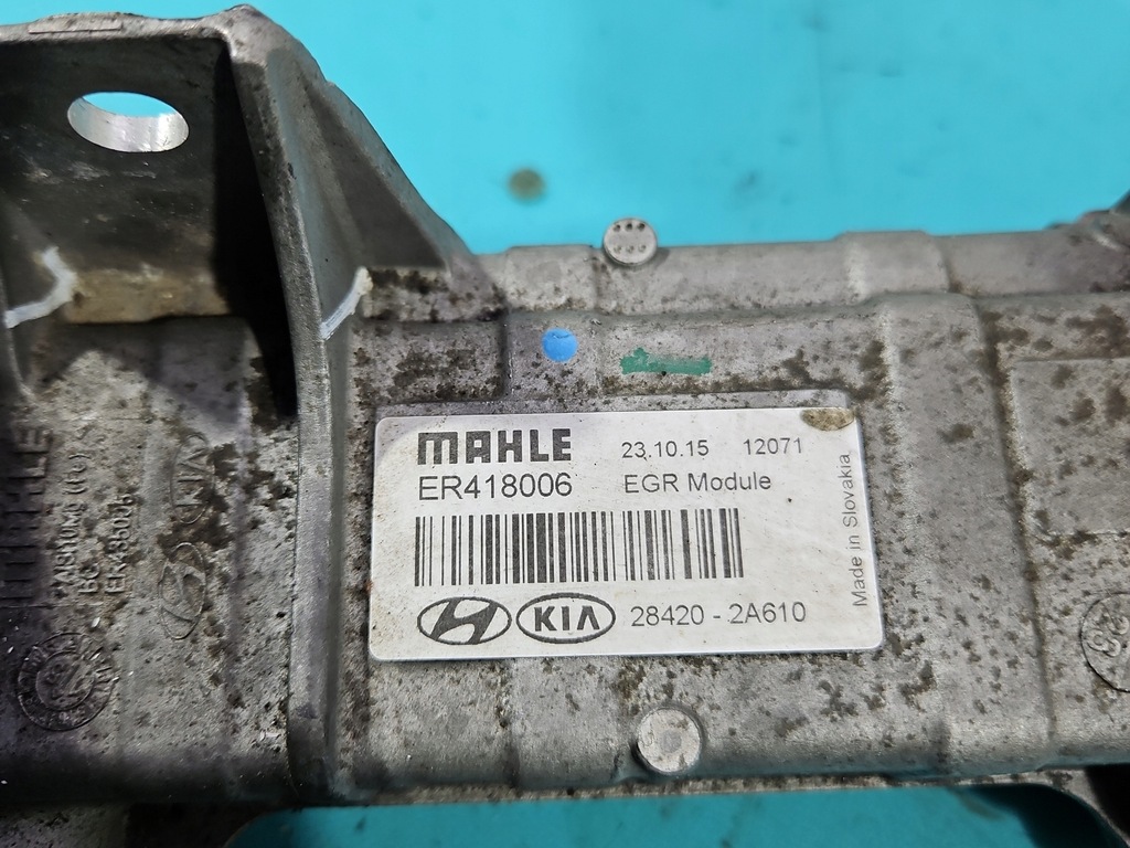 фото №10, Клапан egr hyundai i30 ii 12-16 28410-2a600 15h27/0487 1.6 crdi -