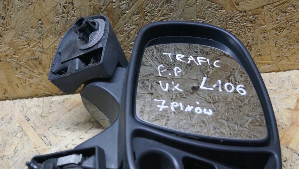 фото №4, Зеркало правое renault trafic 5pin uk
