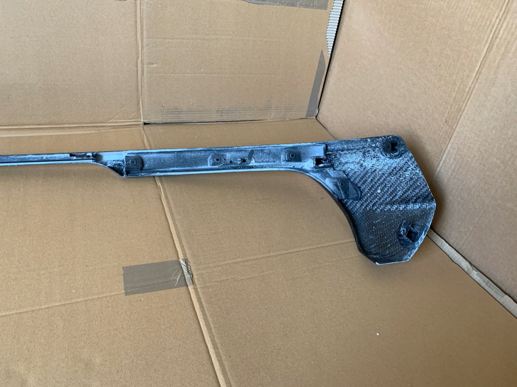 Новый org диффузор накладка бампера карбон maserati levante trofeo 670118795 с Разборки