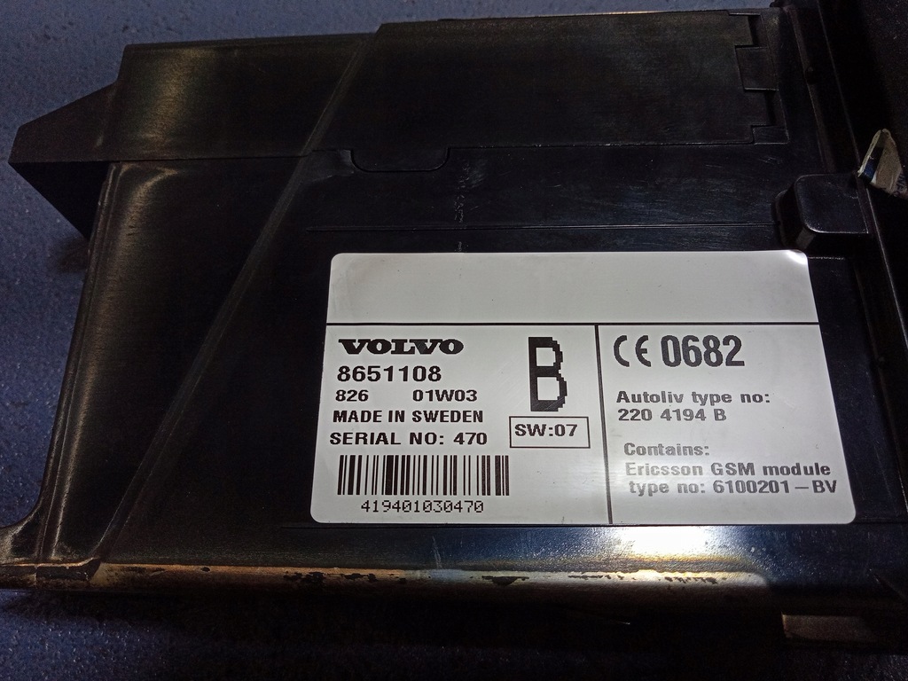 фото №5, Volvo s80 i панель клавіатура телефону 8651108