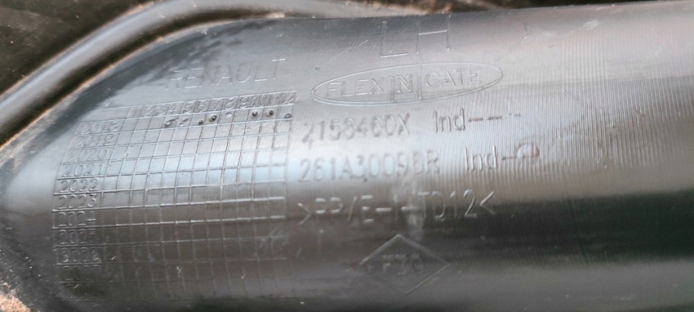 фото №3, Решётка противотуманной фары левая renault kadjar 261a30096r 2018-
