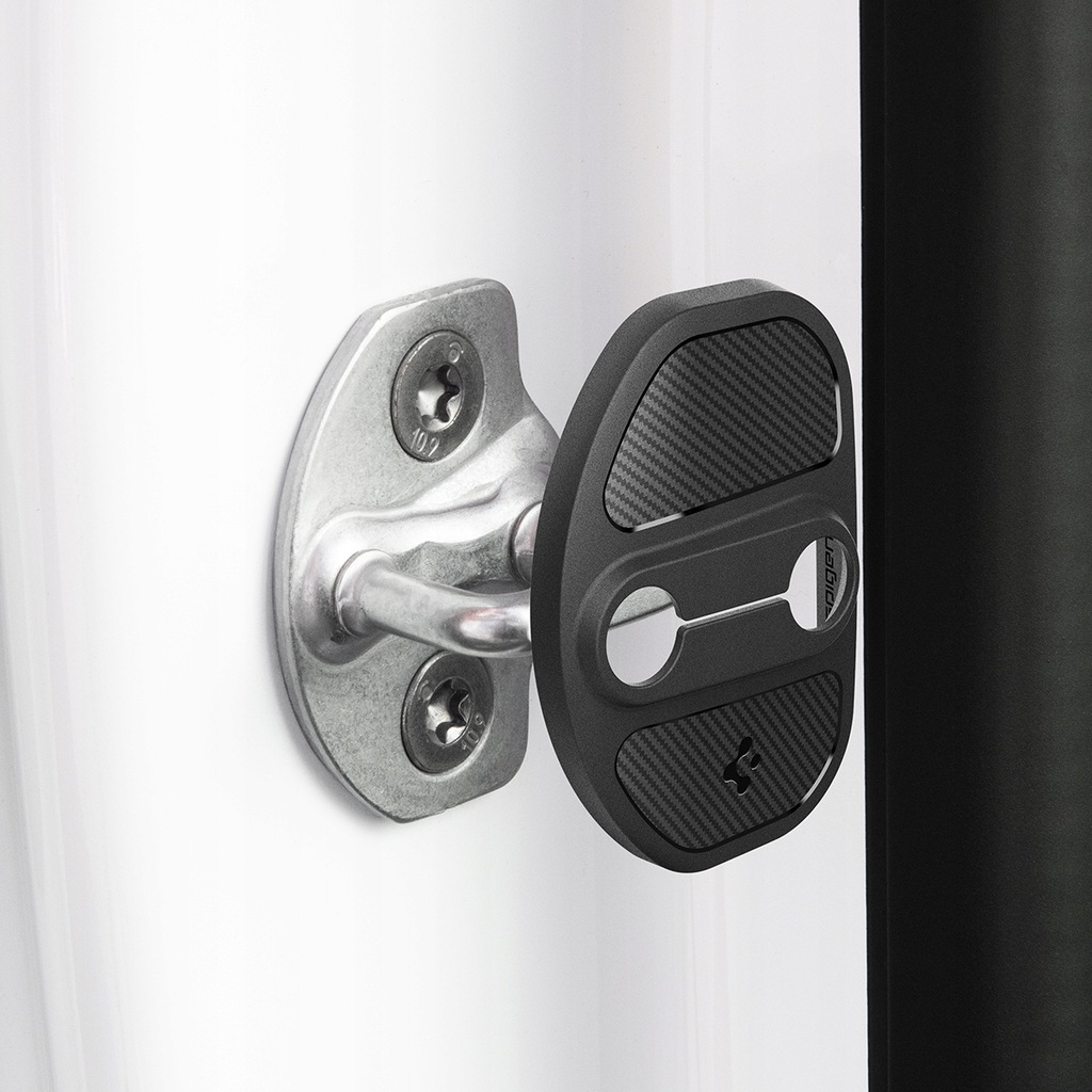 фото №7, Захист замки петлі двері 4x do tesla model 3/y, spigen door lock cover