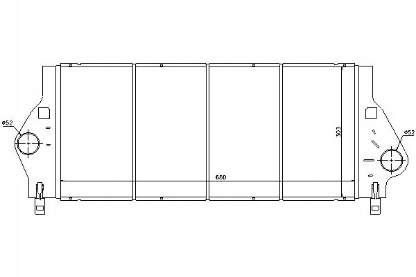 фото №1, Nissens інтеркулер renault espace iv laguna i lag