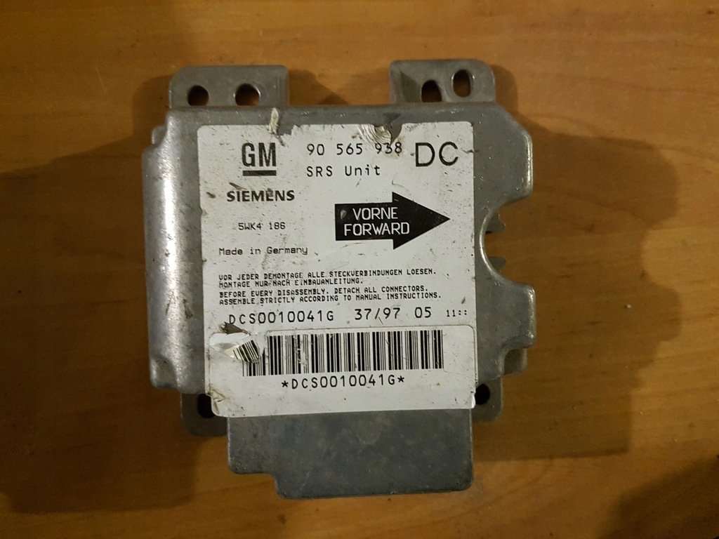 фото №1, Модуль блок управления подушек подушка безопасности opel omega b