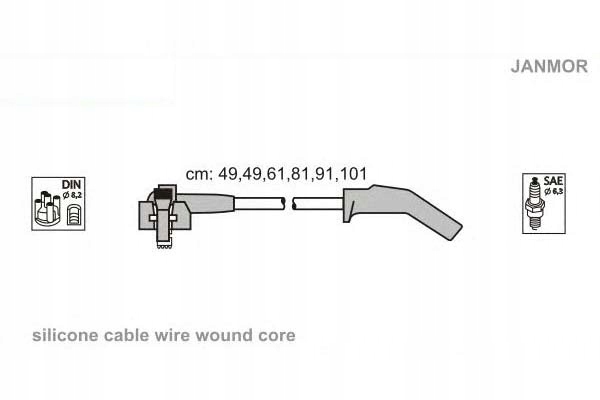 фото №2, Дроти запалювання kpl. ford janmor