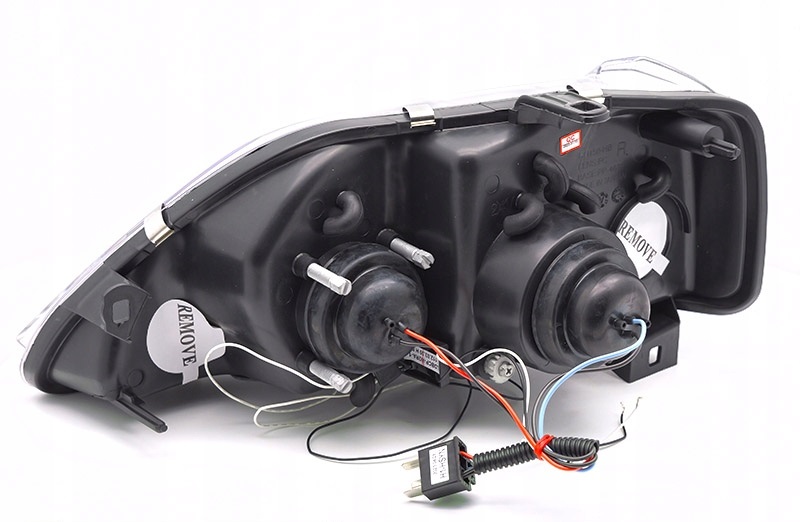 Ліхтарі  фари dacia logan 04-08r кільця led чорний Доставка