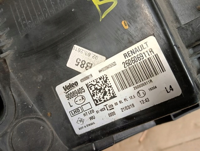 Фара ліва лівий фара renault megane iv 4 led 16- в Україні