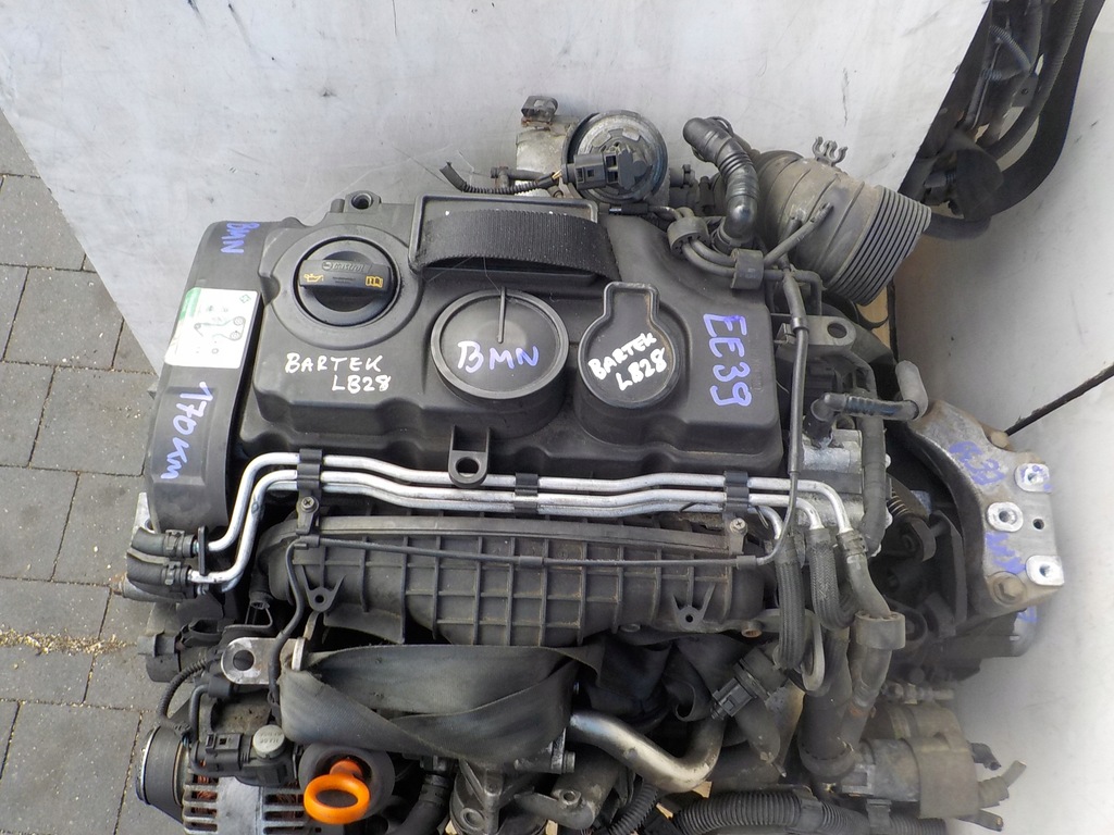 фото №8, Seat leon ii 08r golf v passat b6 2.0 tdi 170km двигун bmn kompletny film