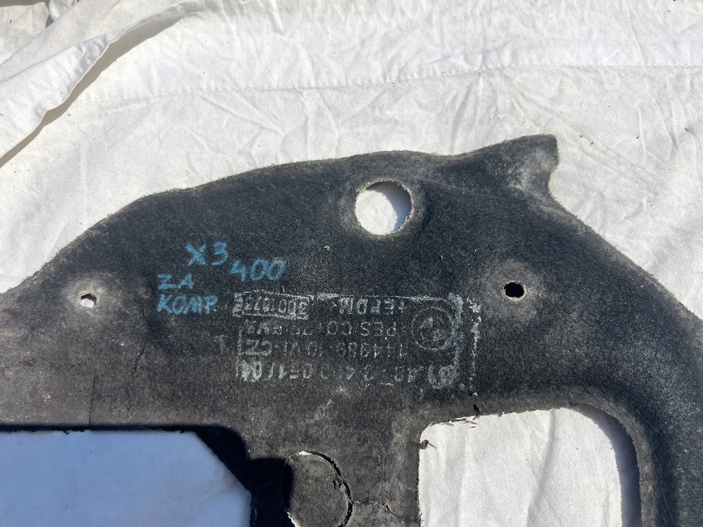 Bmw x3 e83 шумоизоляция изоляция шумоизоляция стены перегородка левая 51483400051 Цена