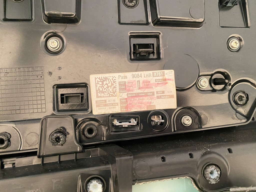 фото №4, Jaguar f-pace x761 lift 2021 ліва оббивка обшивка двері задня meridian