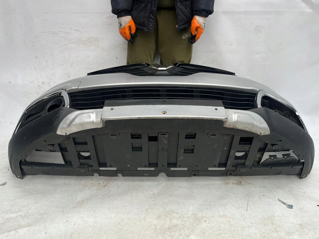 фото №8, Renault captur 1 i 13-17 бампер перед передний решётка радиатора плита решётка