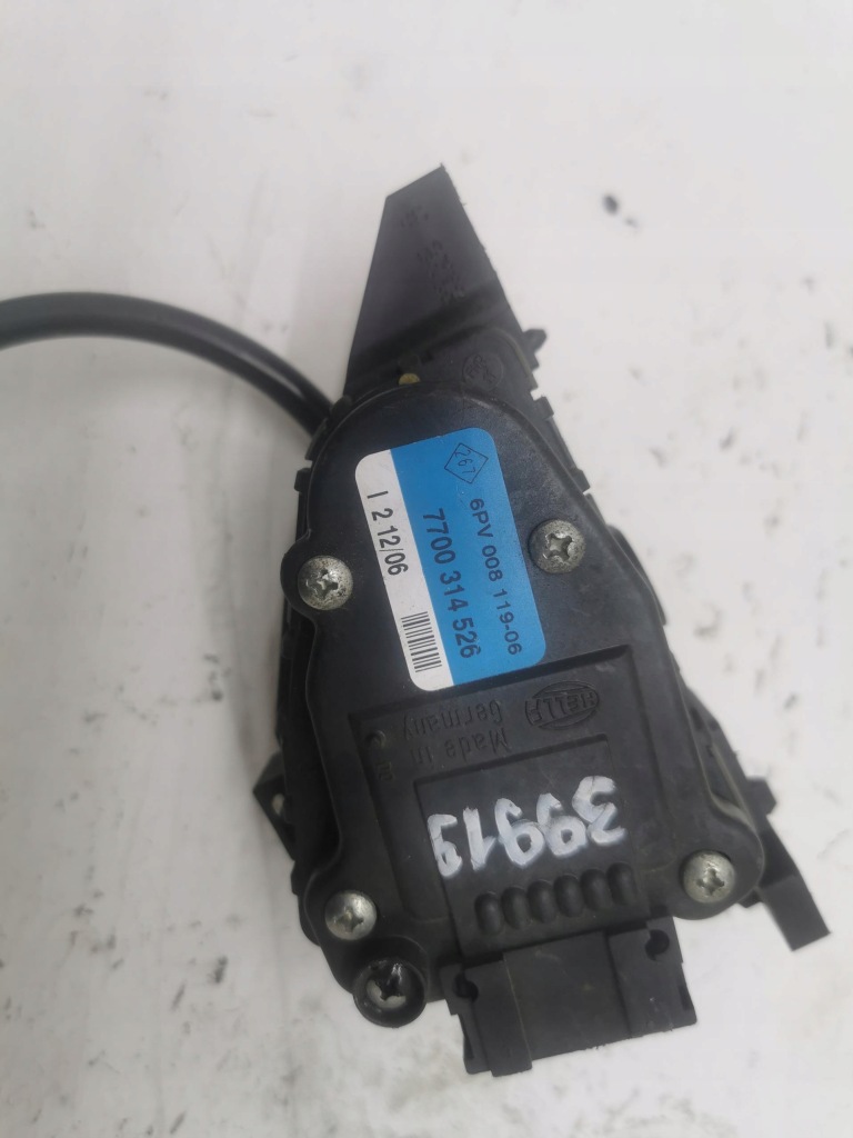 фото №4, Потенціометр газу renault master ii 7700314526