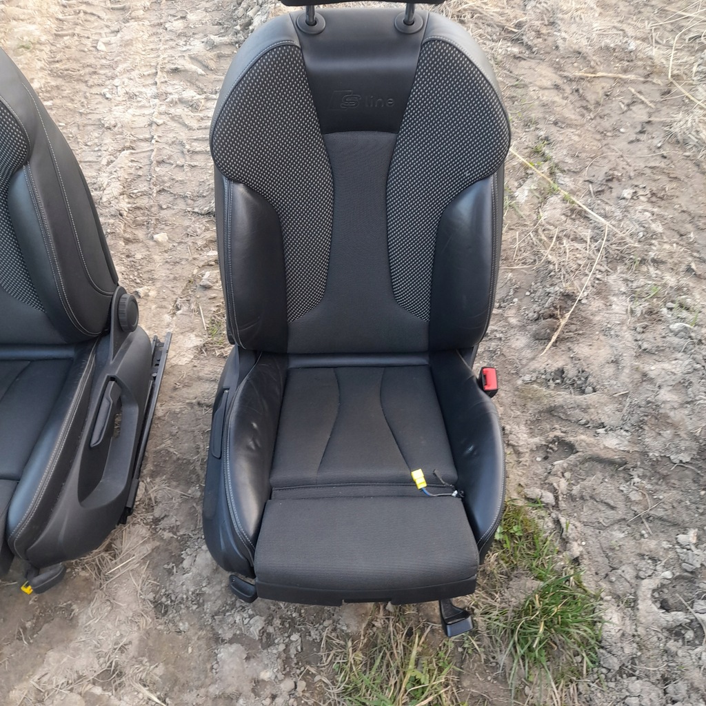 фото №11, Audi a3 8v s-line сидіння сидіння напівшкіра