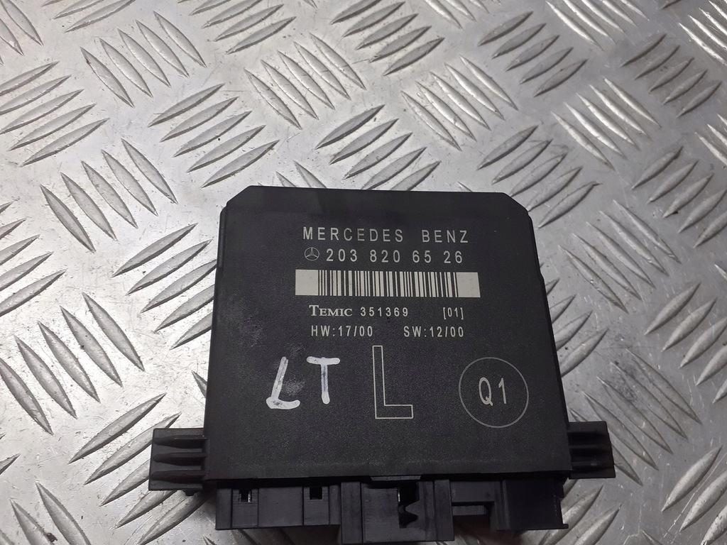 фото №4, Модуль дверь левый задняя mercedes w203 2.0 2038206526