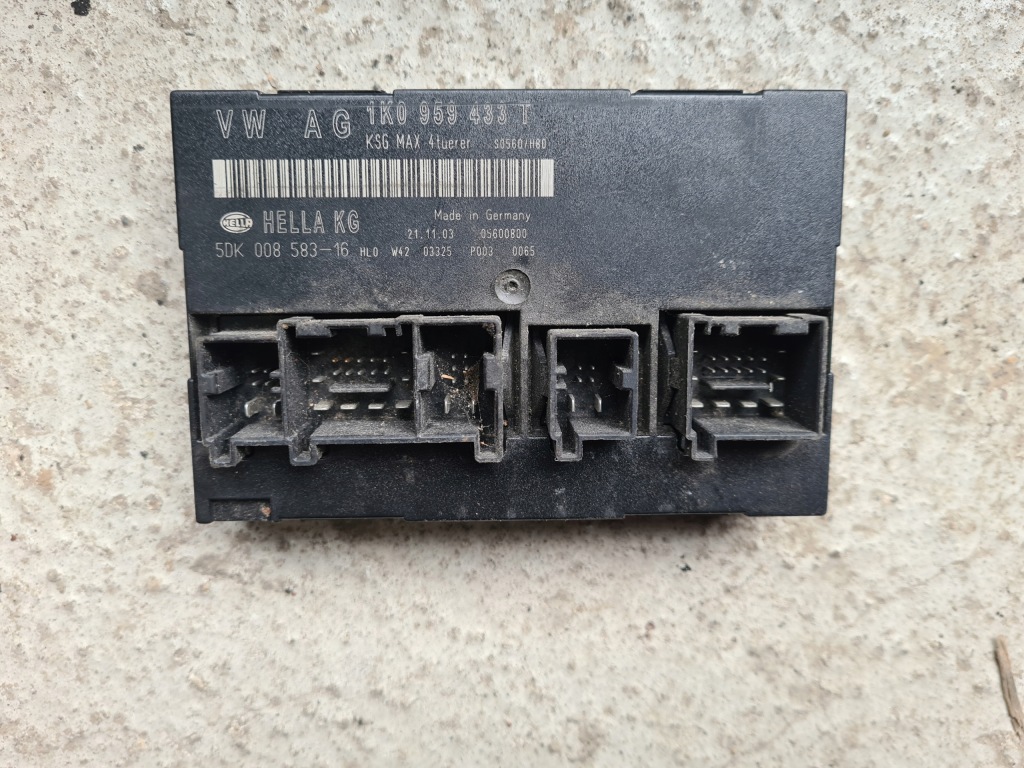 фото №1, Модуль комфорту 1k0959433t vw audi skoda seat