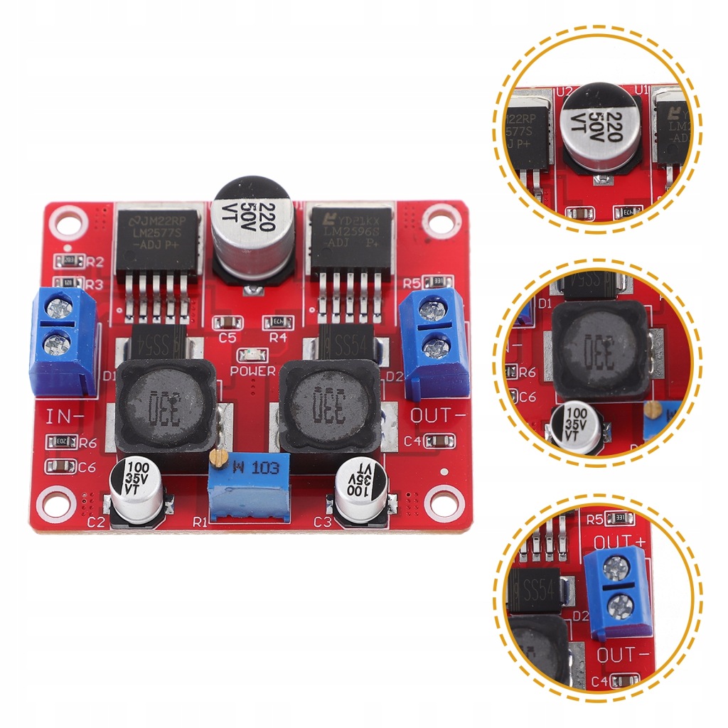 Стабілізатор напруги step up регульована moc Доставка