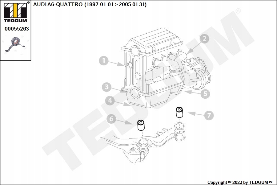 фото №10, Підпора вала привідного audi a6 97-05 fag 00055263 підвіска, wał