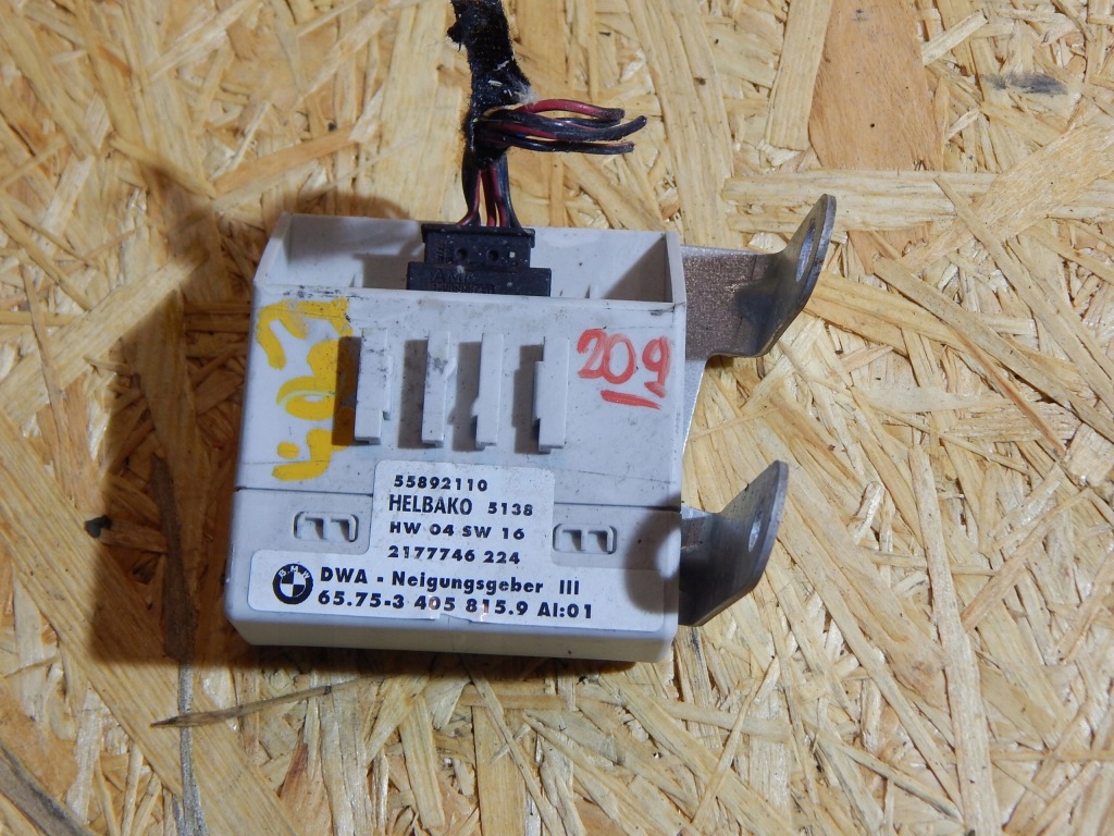 фото №1, Bmw e83 x3 модуль датчик крену 3405815