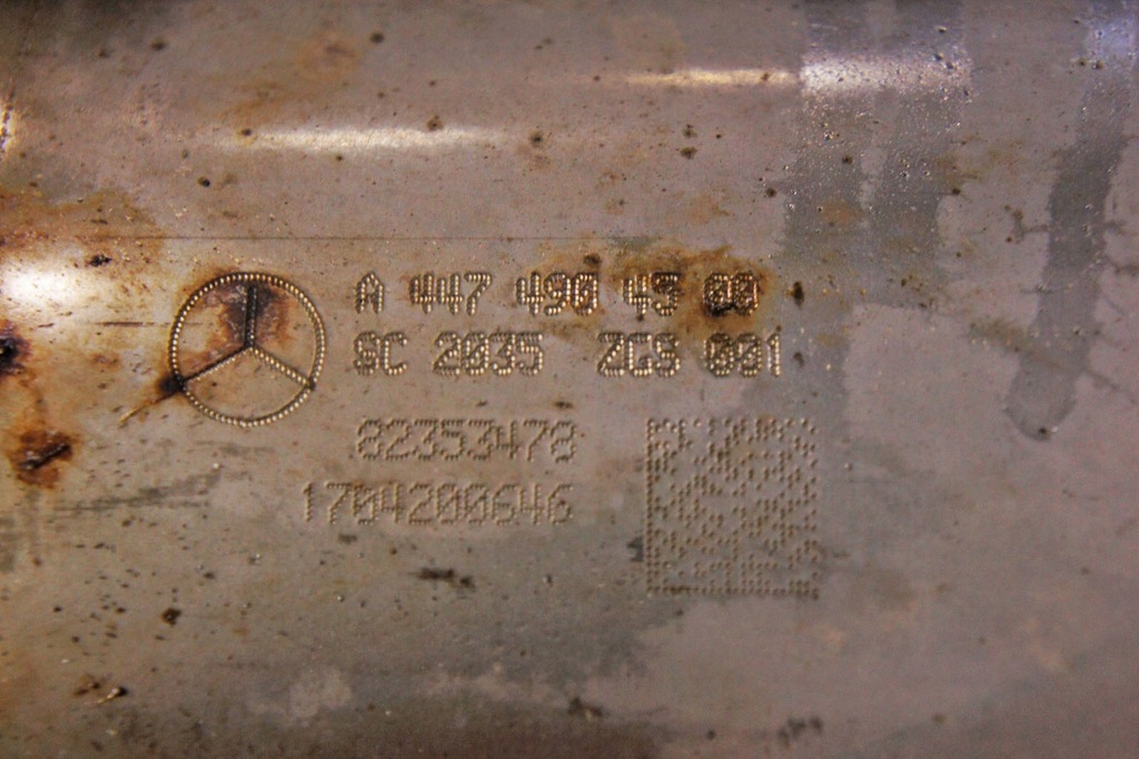 фото №7, Je312 mercedes vito w447 1.6d выхлоп катализатор