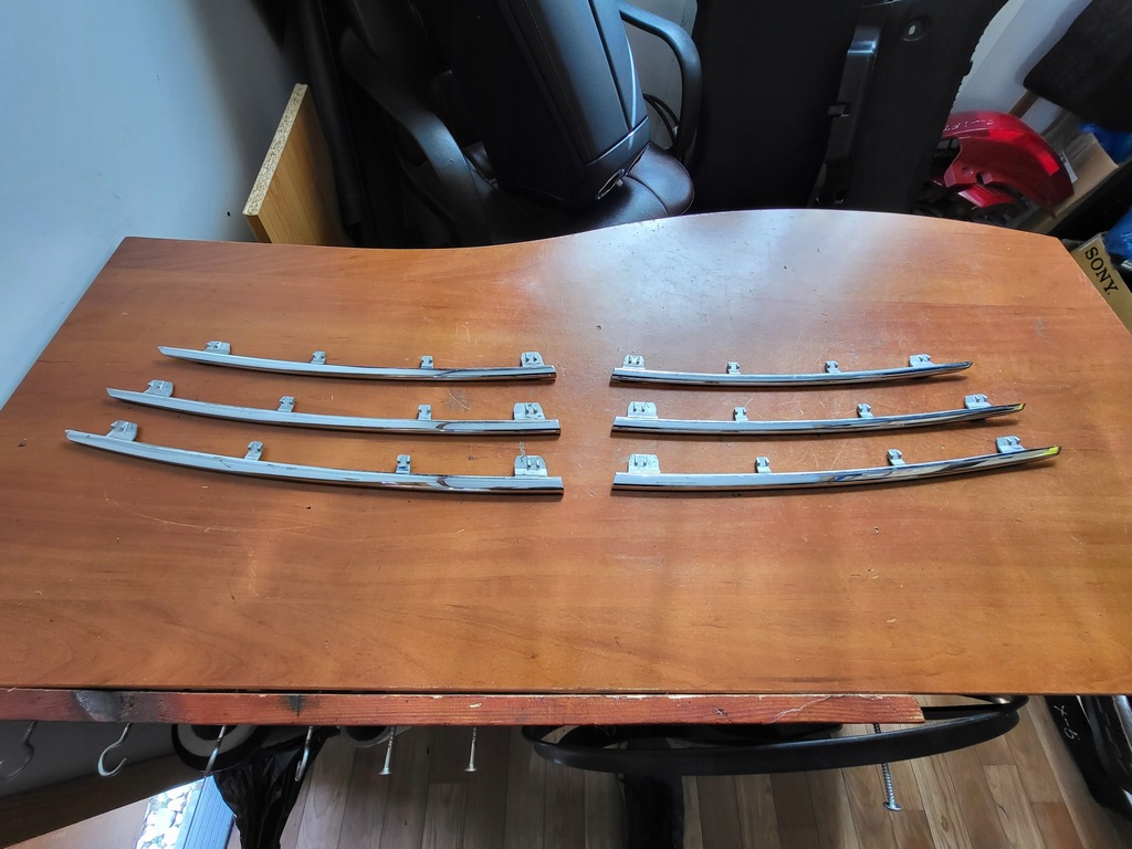 фото №4, Молдинг хром решётка радиатора решётка радиатора mercedes w212 lift