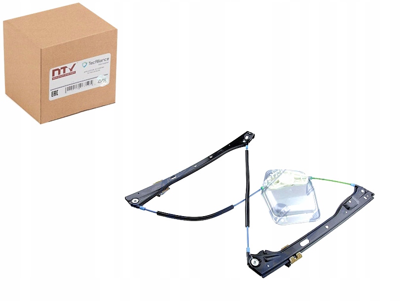 фото №1, Подъемник стекло vw golf plus 04- правый перед с защита nty