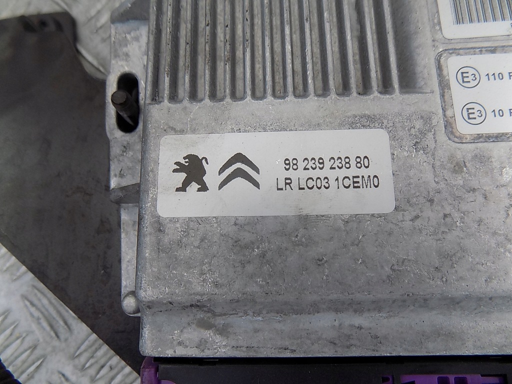 фото №4, Citroen c3 iii бортовий комп'ютер блок керування ecu 9823923880
