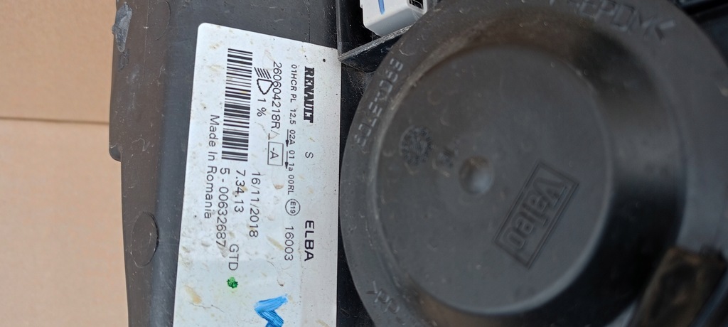 фото №13, Лампа перед передняя левая dacia sandero ii 2 lift 16-20rok 260604218r oryg