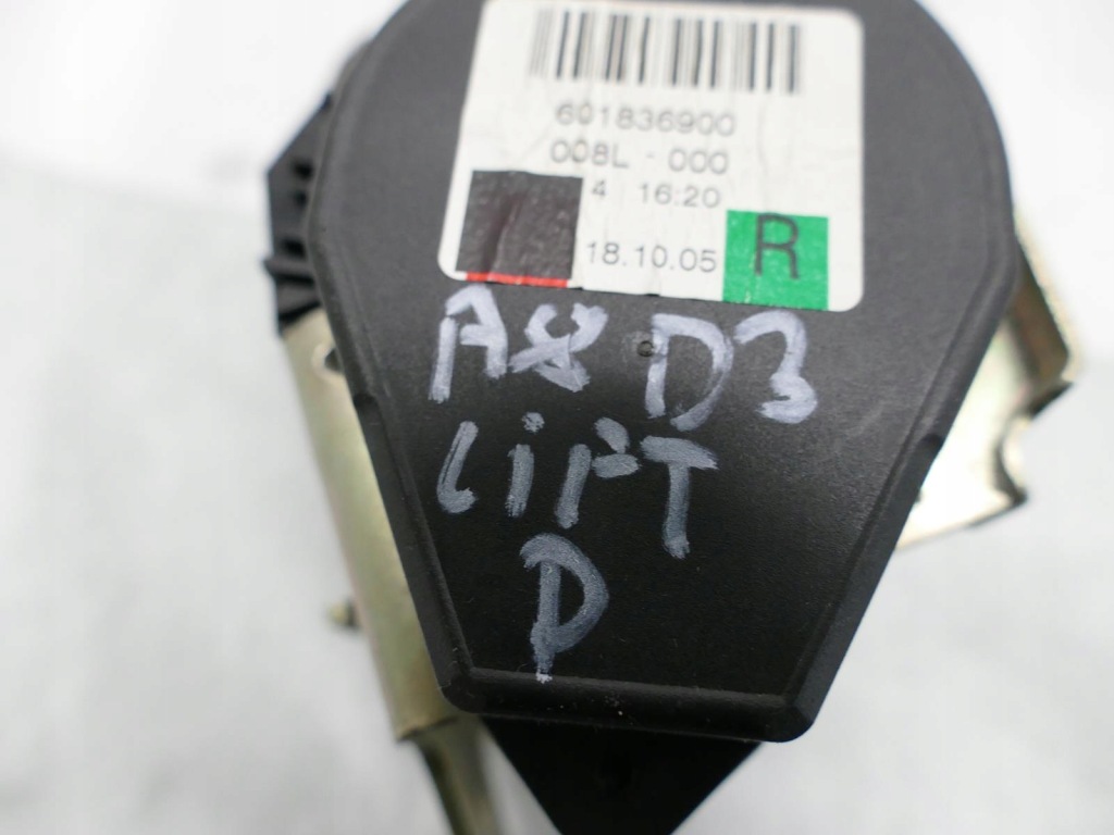 Audi a8 2 d3 рестайлинг  ремень безопасности правый  перед Доставка