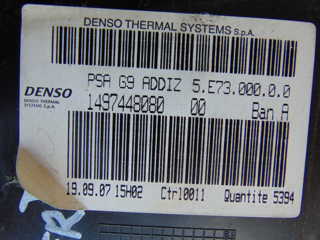 Отопитель кондиционера задний  peugeot expert 2007- 1497448080 Оригинал