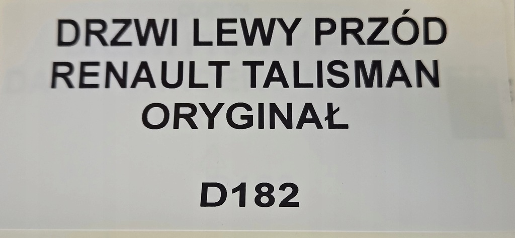 фото №4, Двері лівий перед renault talisman оригінал